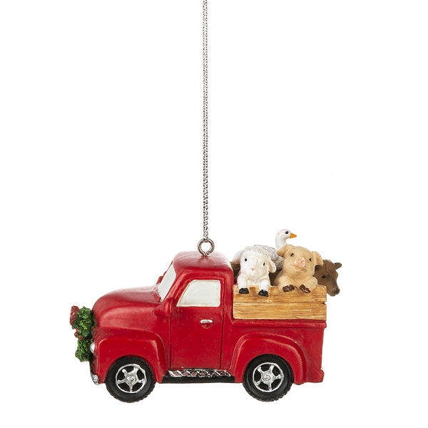RED BARN WITH FARM ANIMALS Christmas Ornament by Kurt Adler